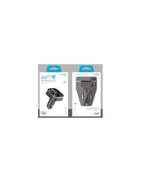  FM Transmitter Αυτοκινήτου με USB / Bluetooth 