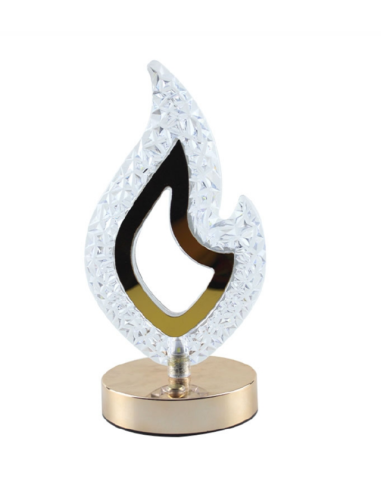 ΦΩΤΙΣΤΙΚΟ ΑΦΗΣ LED CRYSTAL 21CM ΦΛΟΓΑ...