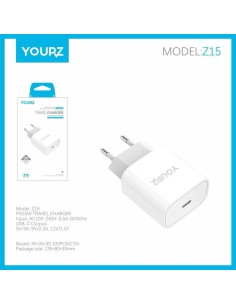 ΦΟΡΤΙΣΤΗΣ  TYPE C 20W YOURZ