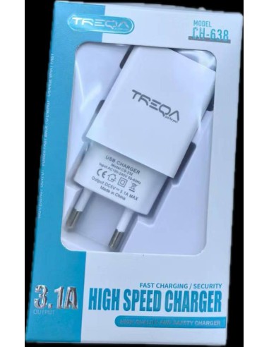 ΦΟΡΤΙΣΤΗΣ ΜΟΝΟΣ USB 3.1Α CH-638