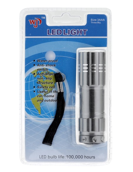 ΦAKOΣ AΛOYM. 9 LED BLISTER  222-221